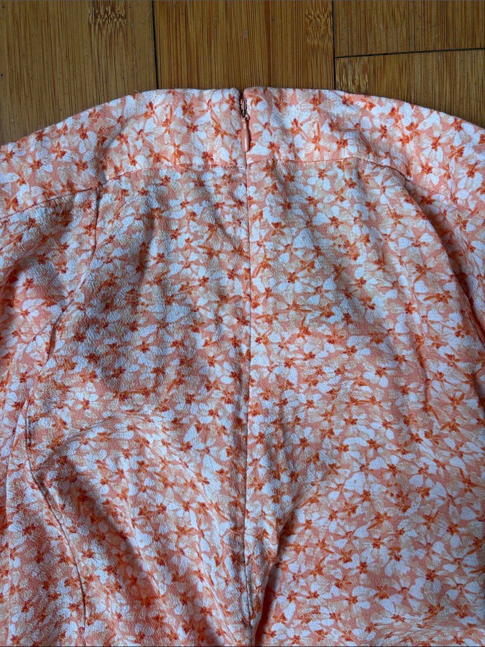 Orange Floral Maxi Skirt - H&M 8 - Picture 6 of 7